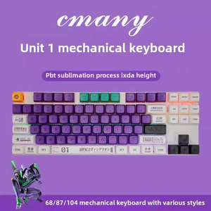 87 Phím RGB Bàn Phím Cơ Khí Có Dây Ảo E-Thể Thao Chơi Game Máy Tính Xách Tay Bàn Phím Với Màu Xanh Lá Cây Trục Màu Đỏ Giao Diện USB Sử Dụng Điều Kiện - Product Image 6