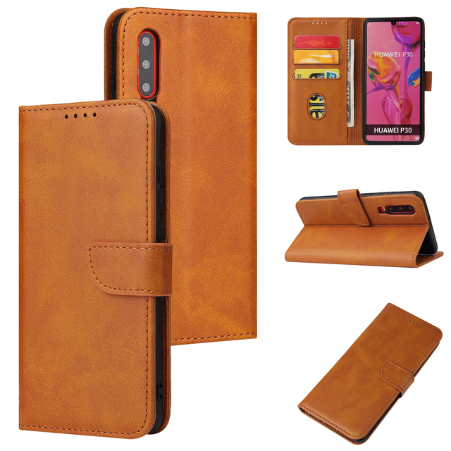 Tschick Magnetic Leather Case for Huawei Mate 20 30 P20 P30 P40 Pro Lite P Smart Plus 2019 2020 Wallet Card Flip Phone Cover