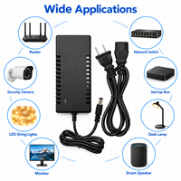 Adaptateur secteur de bureau 12V 5A 60W avec prise US, personnalisable ODM/OEM, pour bureau électrique réglable en hauteur et commutateur PoE