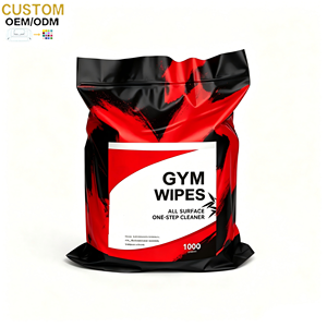 Toallitas Húmedas Biokleen Marca Privada 1000 Unidades, Toallitas Desinfectantes para Gimnasios y Centros de Fitness - Product Image 1