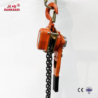 Palans à levier à cliquet légers de 0,75 tonne, hauteur 9 m, chaîne en alliage G80, protection IP55, certifiés CE, pour travaux de gréement