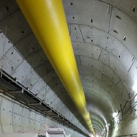 Tissu de tuyau de conduit de ventilation d'air en PVC flexible ignifuge et étanche pour mine et tunnel
