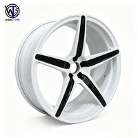 Velg Roda Tempa 15 16 17 18 19 20 -32 Inch Rines Custom 5 Spoke Jante Monoblock 6061-T6 Aluminium Alloy Pelek Mobil Penumpang