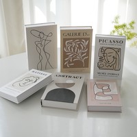 Livres décoratifs modernes, simples, ouvrables et écologiques pour salon, salle à manger, table basse, rangement et accessoires décoratifs pour la maison