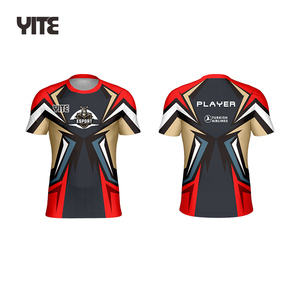 New Product E-sports T-shirts With logo Custom Printed Sublimation Esport Jersey