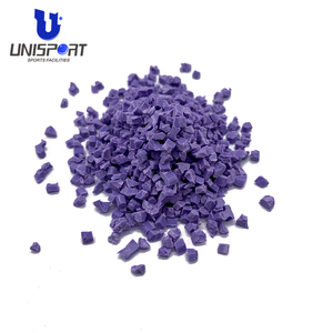 Vật liệu hạt cao su EPDM chống mài mòn đầy màu sắc Ngoài trời Chạy vỉa hè sân chơi sàn Vật liệu bề mặt - Product Image 6