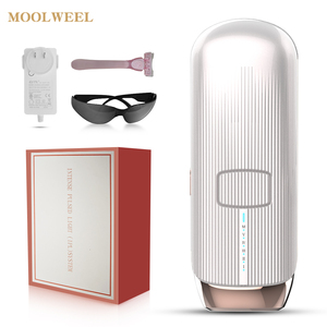Épilateur laser IPL Moolweel T055 Sapphire 17J, portable, à usage domestique, avec refroidissement par glace, rajeunissement de la peau, pour les poils des aisselles - Product Image 1