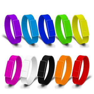 Bracelets en silicone avec logo personnalisé Clés USB 1GB 2GB 4GB 8GB 16GB 32GB 64GB pour la promotion - Product Image 2