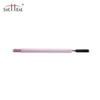 YALIXIN Outils de luxe pour nail art, stylo en acier à double tête gravée, manche en acrylique, personnalisable avec logo, pour ongles