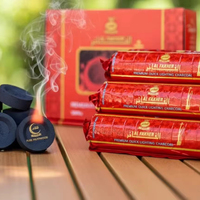Charbon Bakhoor, Charbon pour narguilé, Charbon pour chicha, Briquettes d'encens, Charbon de bambou, Charbon de coque de noix de coco