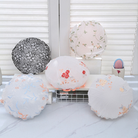Grand bonnet de douche brodé réutilisable à deux couches Serviette de cheveux imperméable pour femmes pour tous types de cheveux, y compris longs bouclés droits