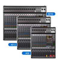 Console de mixage numérique audio série AE basée sur Linux, 16 canaux, faders motorisés, effets DSP, enregistreur MP3 intégré, son live