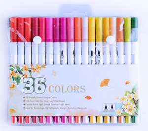 Wholesale <b>Watercolor</b> <b>Pen</b> Marker Colorful Double Headed <b>Watercolor</b> <b>Pen</b> Hot Sell - Product Image 5