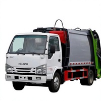 Camion poubelle chinois à chargement arrière 4x2 avec boîte de vitesses manuelle et moteur diesel Weichai à vendre
