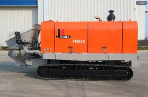 JIUHE High Efficiency Construction Concrete <b>Pump</b> Machine <b>Tracking</b> Crawler Concrete <b>Pump</b> - Product Image 2