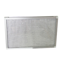 Filter Pra-penapis Logam yang Dapat Dicuci, Bingkai Aluminium, Efisiensi G3/G4, Tahan Suhu 300°C untuk Pemurni Udara Suhu Tinggi