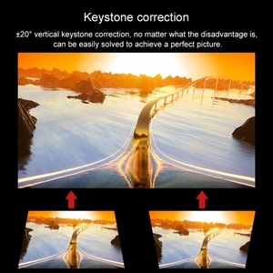 New arrivals Cheerlux C9 1920x1080p HD cùng một màn hình thông minh chiếu, hỗ trợ USB x 2 / VGA / AV - Product Image 5