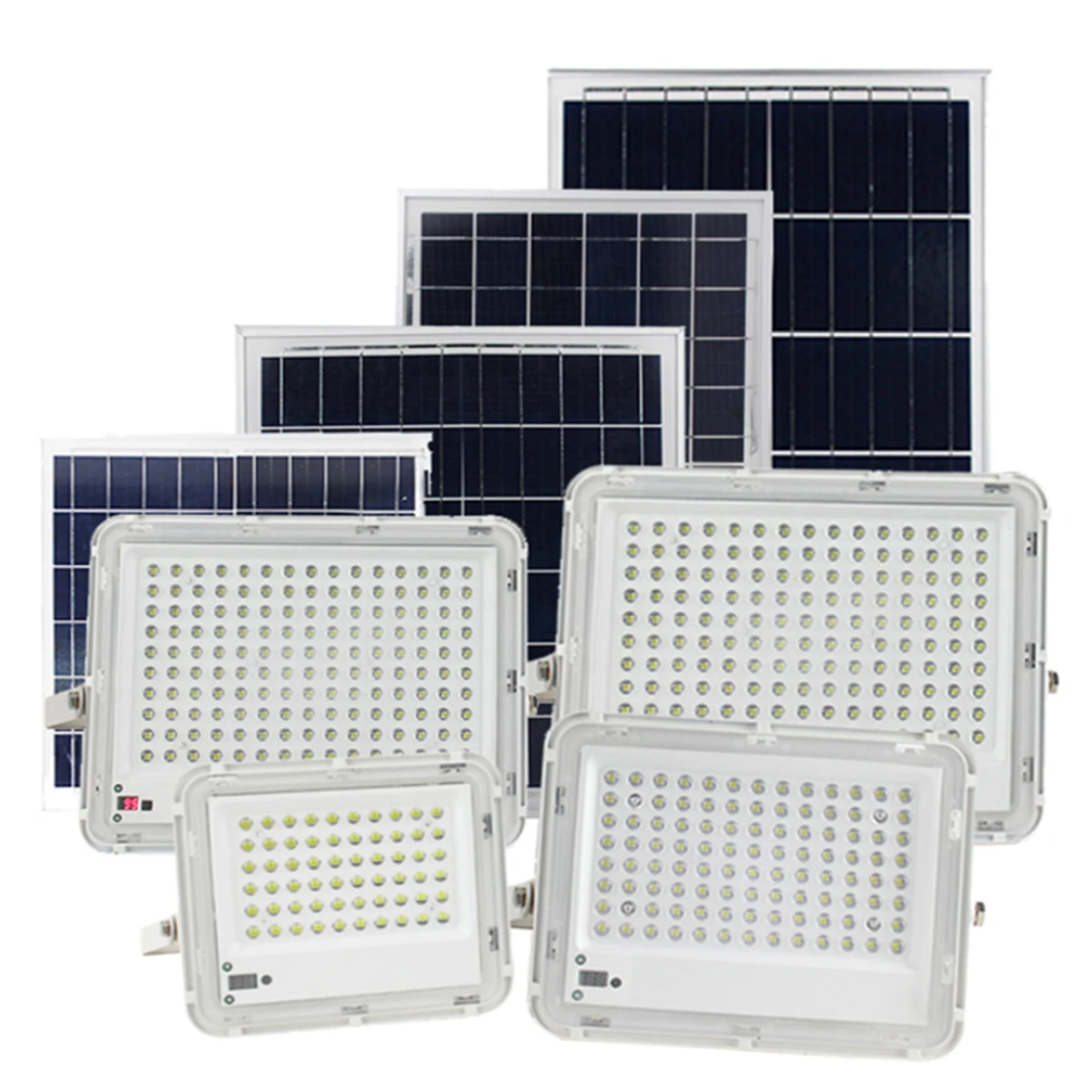 Factory 50W 60W 100W 150W 240W 200w Solar Flood Light Ip 65 Outdoor Waterproof Farm Wall Led Solar Flood Lamp