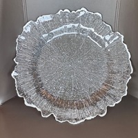 Plastik-Platzteller 13 Zoll Runde Teller mit Goldrand für Hochzeit Geburtstag Party Abendessen Tischdekoration