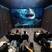 Simulateur de chaise dynamique 3D 4D 5D 7D Salle de cinéma 4D à vendre pour parcs d'attractions
