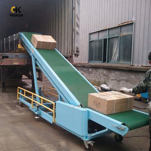 HEKON 800mm brede draagbare verplaatsbare containertruckband transportband industriële bandtransportband voor laden en lossen - Product Image 6