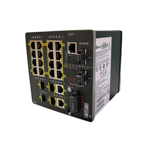 Commutateur Ethernet industriel IE-2000-16TC-B IE2000 16 ports FE cuivre, 2 ports SFP/T, 2 ports Uplink LAN, couche 2, 802.1X, Store-Forward - Product Image 4