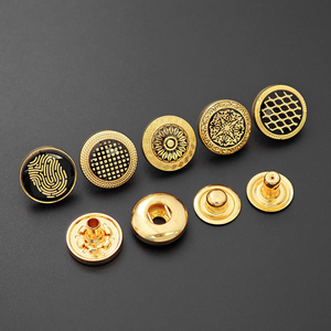 OEM Custom Metal <b>Snap</b> Button Eco Friendly Standard Round Square Multiple Metal Options Sturdy <b>Fastener</b> For Clothing - Product Image 4