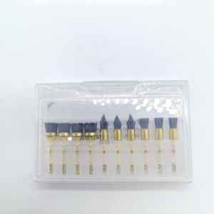 Brosse de polissage en carbure de silicium de type loquet - Outil abrasif de haute dureté pour clinique <span class=keywords><strong>dentaire</strong></span> pour le polissage des prothèses/couronnes/ponts - Product Image 5