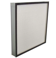 Filtro de Aire de Alta Eficiencia HEPA H13 H14 con Marco de Aluminio para Cuartos Limpios Farmacéuticos