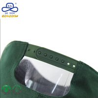 Gorra de Béisbol de 6 Paneles de Tela de Algodón con Parche de Cuero Bordado Personalizado de Alta Calidad OEM ODM con Etiqueta Privada para Todos