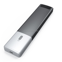 Télécommande vocale universelle intelligente RCT4018-18 touches, batterie rechargeable, portée 10m, alliage d'aluminium et écran couleur