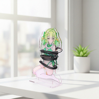 Support personnalisé en acrylique pour anime et dessin animé, enrouleur de câble pour écouteurs, support pour casque