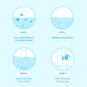 Xà phòng làm móng dạng hoa cánh hoa, mùi hương tùy chỉnh - Product Image 4