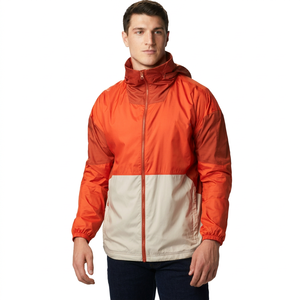New Design Custom Waterproof Outdoor Windbreaker <b>Jacket</b> Half Zipper With Logo Polyester Nylon Casual <b>Mens</b> - Product Image 1