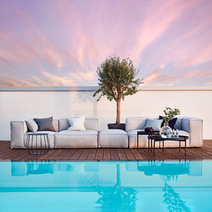 Ensemble de canapés modulaires <span class=keywords><strong>en</strong></span> <span class=keywords><strong>coton</strong></span> imperméable et à séchage rapide pour l'extérieur, idéal pour la cour, la ferme ou l'appartement, avec <span class=keywords><strong>canapé</strong></span> <span class=keywords><strong>en</strong></span> tissu - Product Image 1