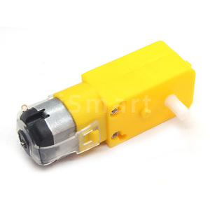 Электродвигатель постоянного тока с пластиковым колесиком для игрушечных автомобилей, 3-6 в, двухвальный редукторный магнитный двигатель коробки передач - Product Image 5