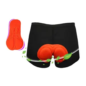 Hot Sale Unisex Black padded Bicycle Cycling Comfortable Underwear Sponge Gel 3D Padded Bike Short Pants Cycling Shorts