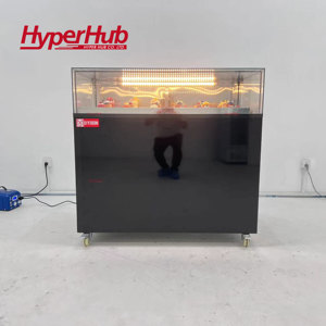 Refrigerador Exhibidor de <span class=keywords><strong>Pastelería</strong></span> de un Solo Nivel, Grado Comercial, con Opciones de Color y Logotipo Personalizado para Negocios de Servicios de Alimentos - Product Image 3