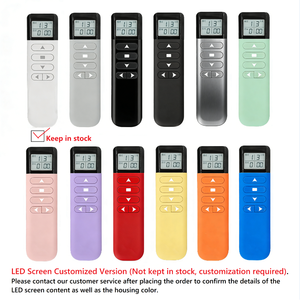 Télécommande sans fil KONST ZY83 à <span class=keywords><strong>6</strong></span> boutons avec écran LED LCD et tube numérique personnalisé pour équipement d'éclairage domestique, ventilateur et fauteuil <span class=keywords><strong>de</strong></span> massage 433 MHz - Product Image 5