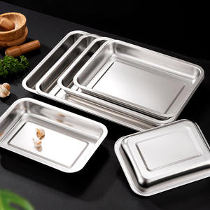 Alta qualità per uso alimentare 304 in acciaio inox padella profonda padella cibo per servire disidratatore BBQ teglia per congelatore - Product Image 2