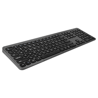 Clavier sans fil de marque personnalisée d'usine 2.4Ghz clavier d'ordinateur pleine grandeur pour PC portable bureau à domicile