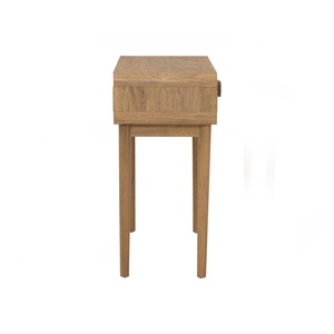 Sophisticated Natural Oak Colour LOME Console Table Slim Entryway Hall Table for Modern Home Decor and Office Reception Display - Product Image 2