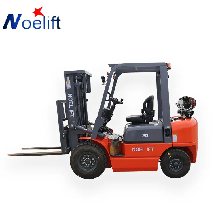 Yüksek kaliteli depo ekipmanları asansör kamyon benzinli motor Lpg Forklift