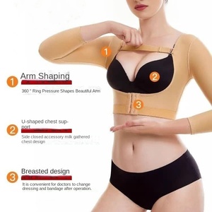 Corsetto Modellante Post-Operatorio per Donne, Manica Sottile in Spandex Senza Cuciture per Supporto del Braccio Superiore - Product Image 1