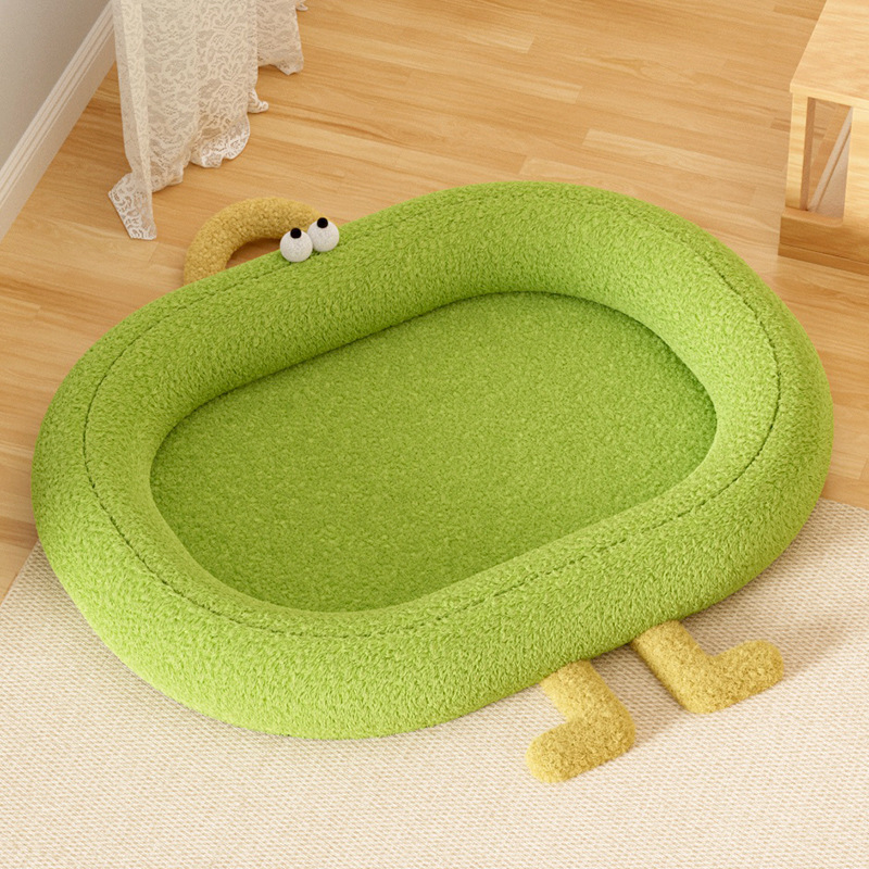 [Vert] Nid douillet et confortable avec support cervical surélevé pour un sommeil réparateur.