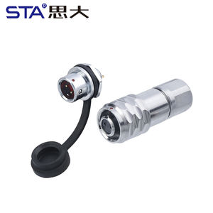 IP67防水SF6航空真鍮亜鉛合金男性用プラグブラックマジックBMPCC 4Kカメラサーキュラーコネクタ2 3 4 5ピン - Product Image 1