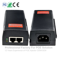 Injecteur PoE Gigabit SDAPO PSE30TG/PSE802G Prix Usine 30W Tension d'Entrée CA 100~240V 48V 100 Mètres