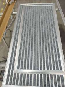 Grattoir en alliage d'aluminium pour plancher métallique <span class=keywords><strong>Tapis</strong></span> à maillons en caoutchouc avec inserts de <span class=keywords><strong>tapis</strong></span> Extérieur antidérapant <span class=keywords><strong>Tapis</strong></span> d'<span class=keywords><strong>entrée</strong></span> intérieur - Product Image 3