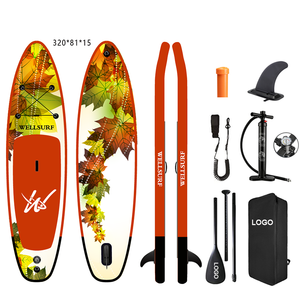 Full Printing Board Sup 320cm 10'6 SUP Stand up Paddle Customized <b>Inflatable</b> Paddleboard Colorful Maple Full Printing <b>Inflatable</b> - Product Image 1