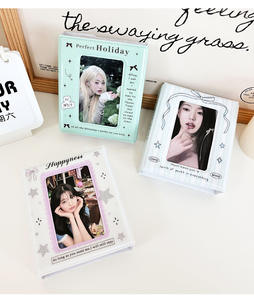 2024 nuevo álbum de fotos de Color sólido de 3 pulgadas estilo <span class=keywords><strong>ins</strong></span> Tarjeta de fotos Kpop Idol tarjetas recoger libro álbum de fotos regalo de negocios al por mayor - Product Image 5